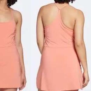 Calia by Carrie Underwood Tennis Dress Flushed Pink Racerback Stretch Pockets
